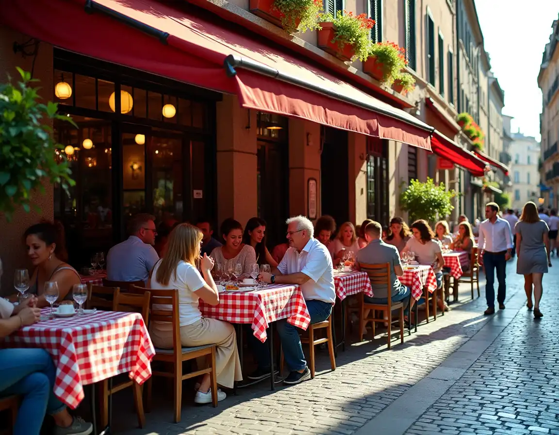 Modern restaurant website example